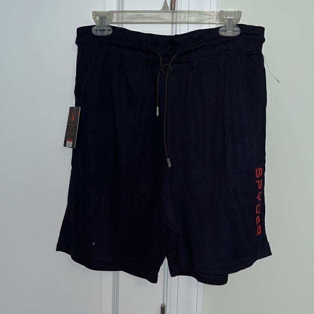 New Black poly blend Spyder unlined athletic shorts L men’s $45 killer